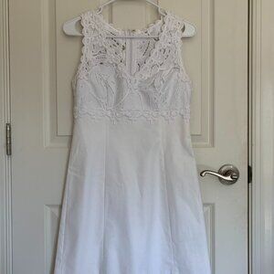 Lilly Pulitzer Sandi Stretch Shift Dress, Resort White, Size 0 NWT
